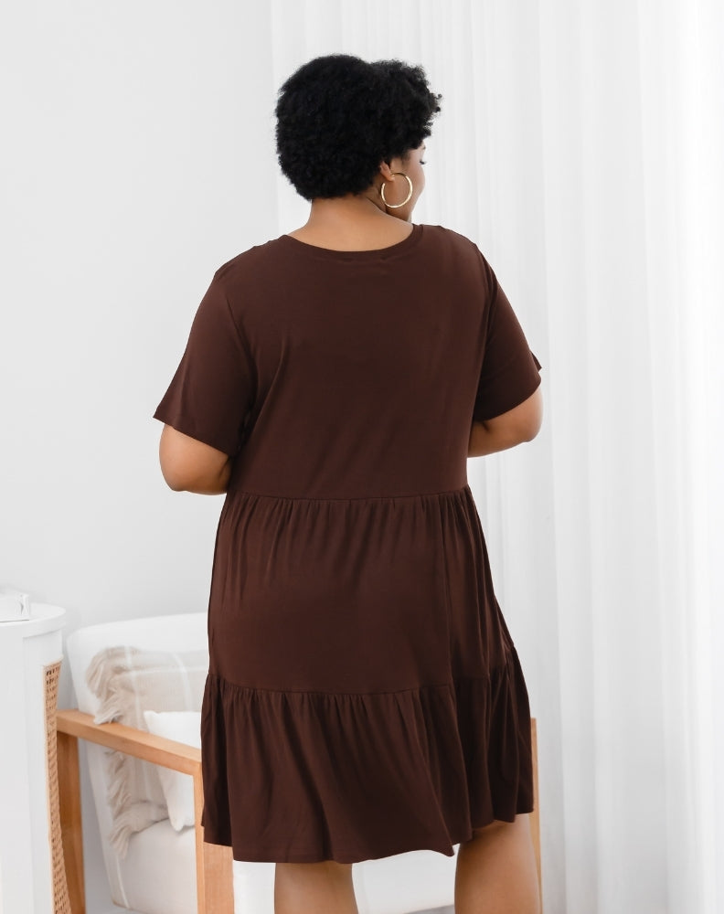 Bamboo Mandy Dress - Coffee