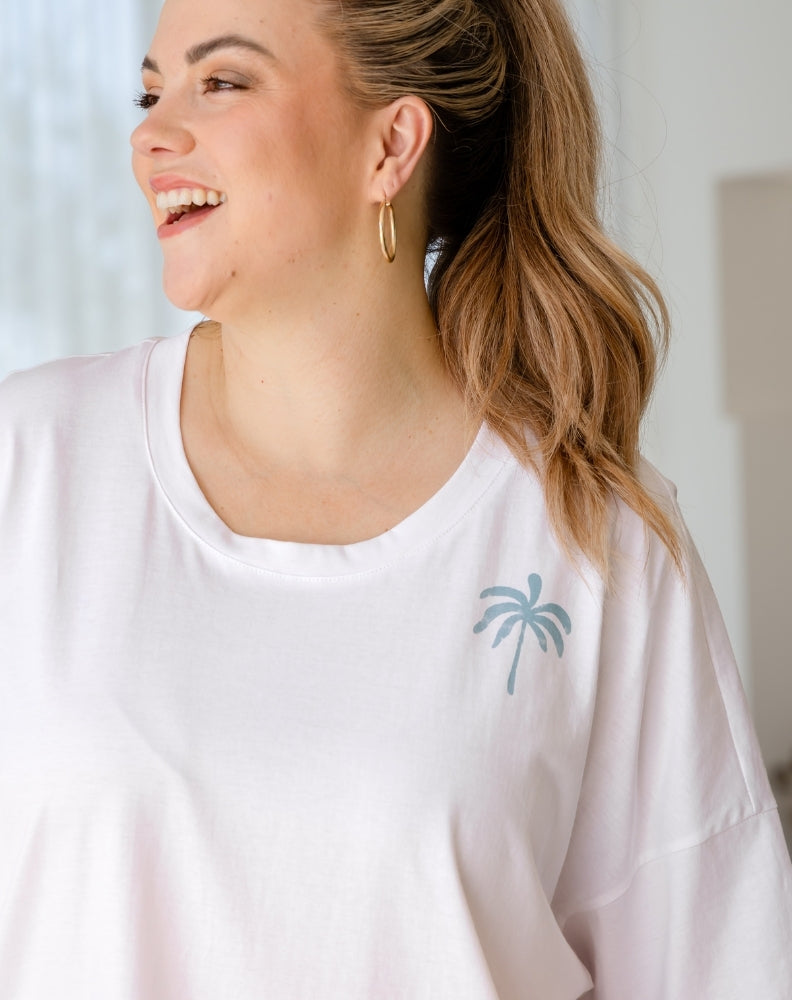 Good Vibes Oversized Tee