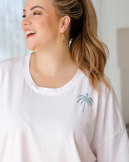 Good Vibes Oversized Tee