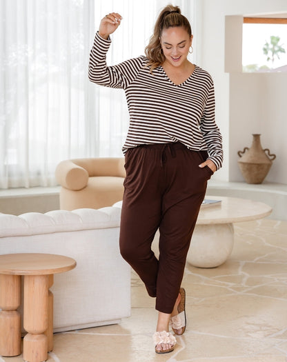 Slouch Pant - Chocolate