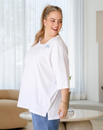 Good Vibes Oversized Tee