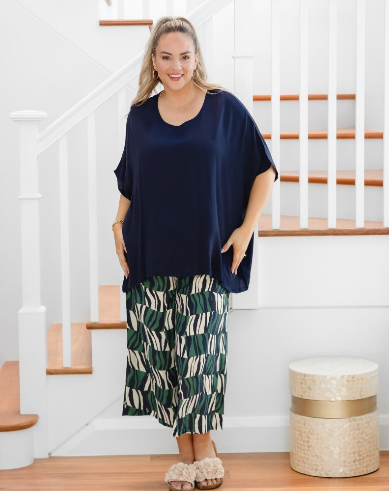 Kitty Top - Navy