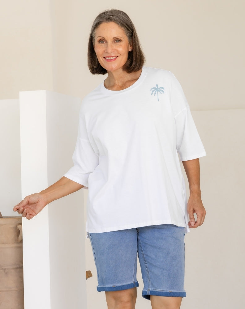 Good Vibes Oversized Tee