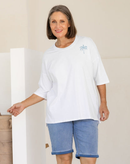 Good Vibes Oversized Tee