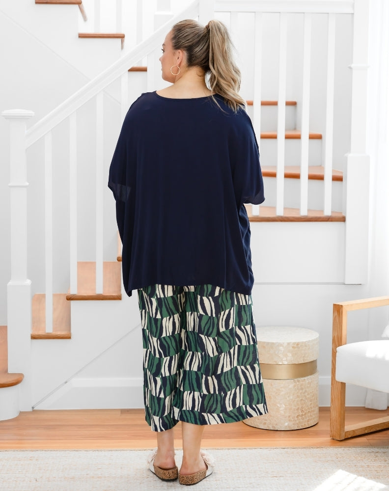 Kitty Top - Navy