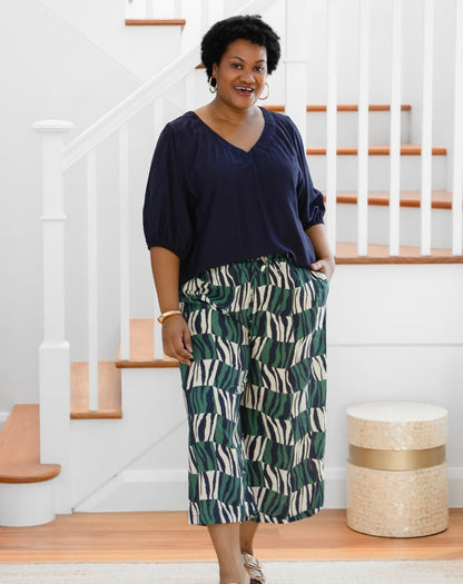 Charlie Crop Pant - Evergreen