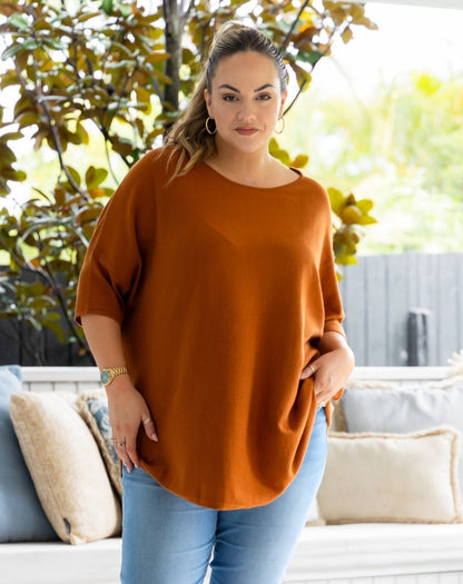 Batwing Knit - Fudge