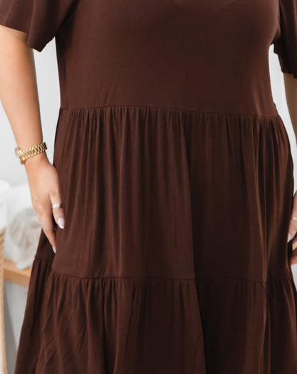 Bamboo Mandy Dress - Coffee
