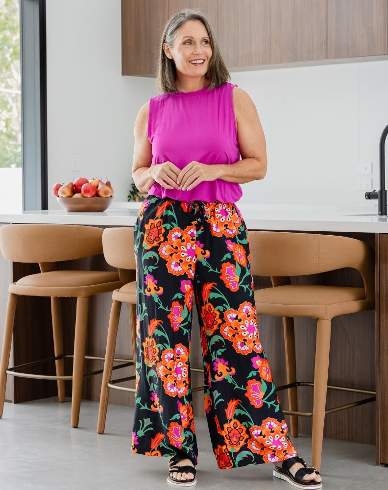 Darcy Pant  - Sunset Garden