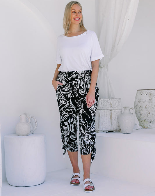 Peace Out Pants -Black/Fern