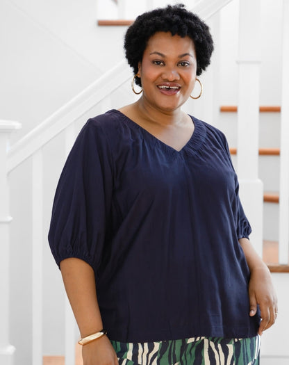 Lucy Top - Navy