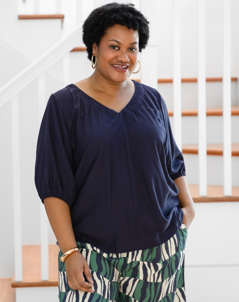 Lucy Top - Navy