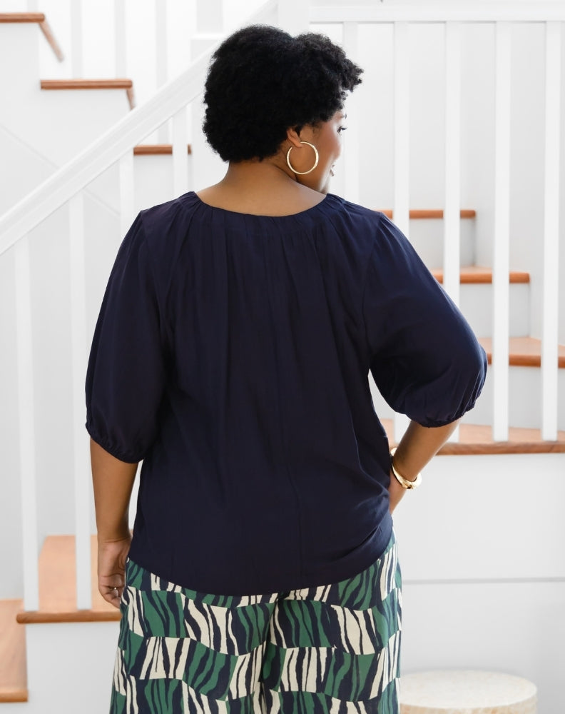 Lucy Top - Navy