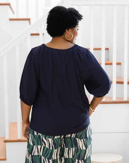Lucy Top - Navy