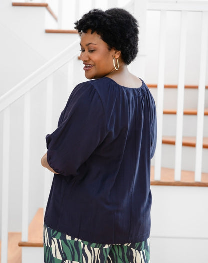 Lucy Top - Navy