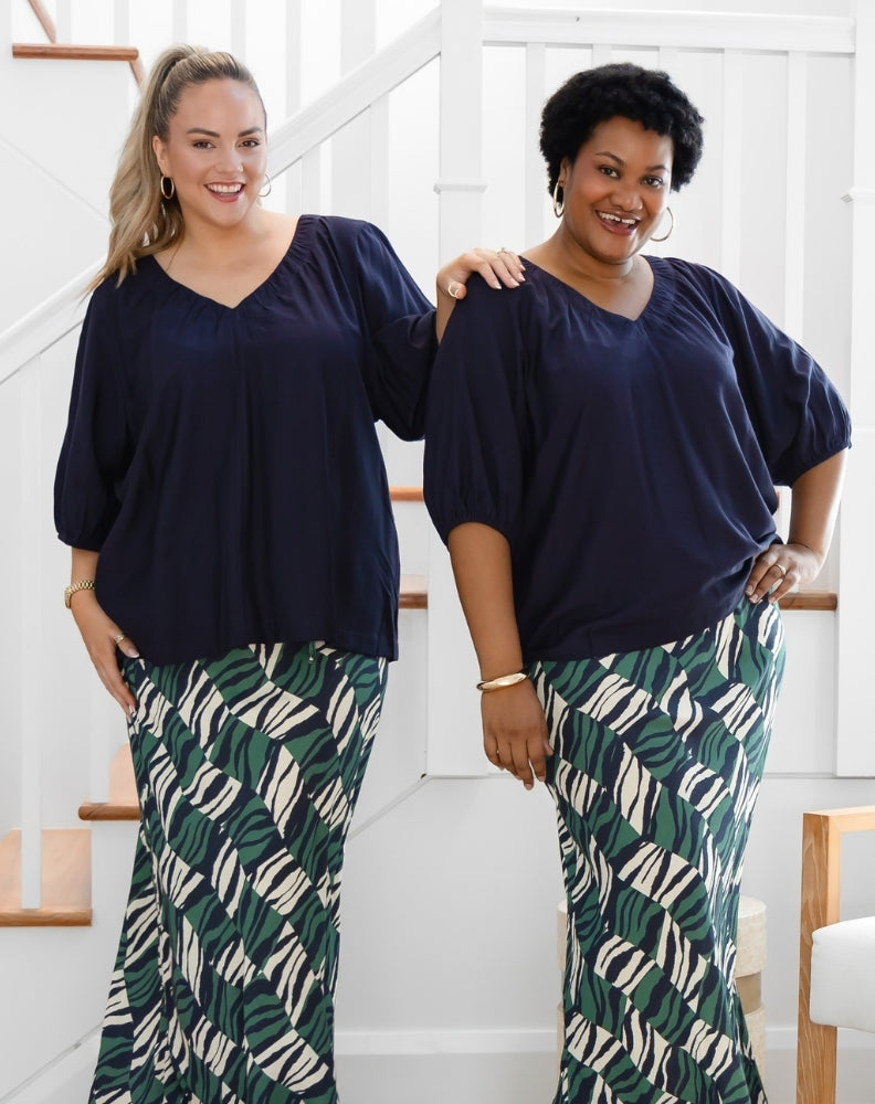 Lucy Top - Navy