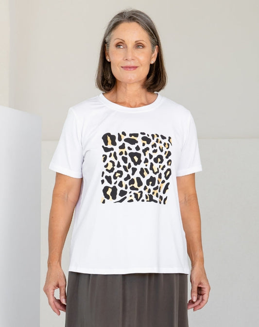 Leopard Lovers Cuff Tee