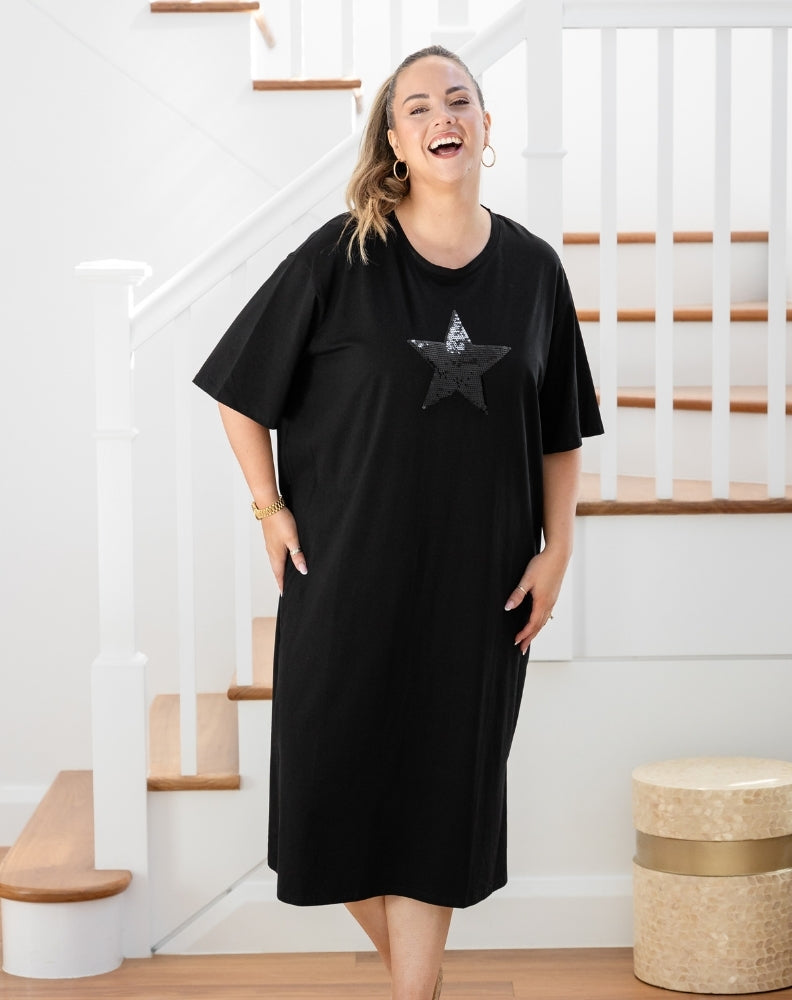 Sequin Dress - Black