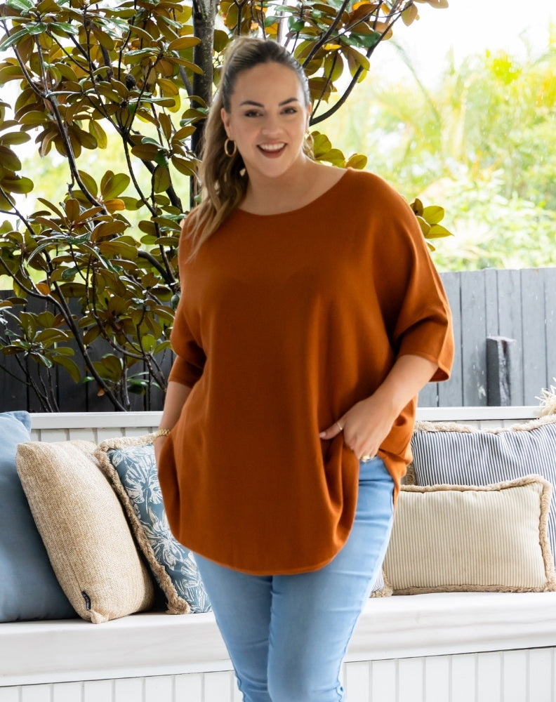 Batwing Knit - Fudge
