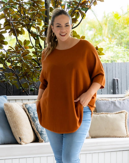 Batwing Knit - Fudge