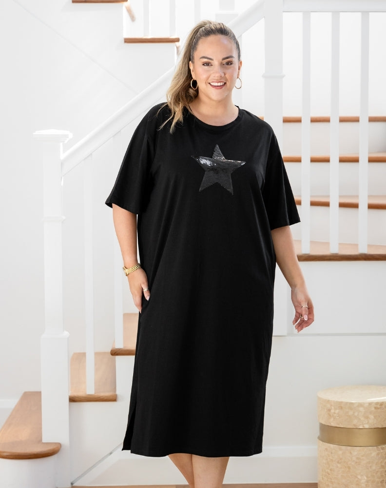 Sequin Dress - Black