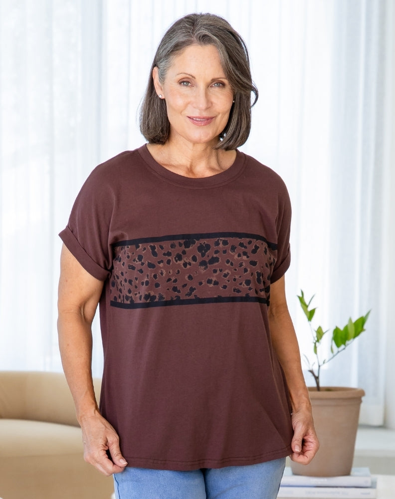 Animal Print Tee