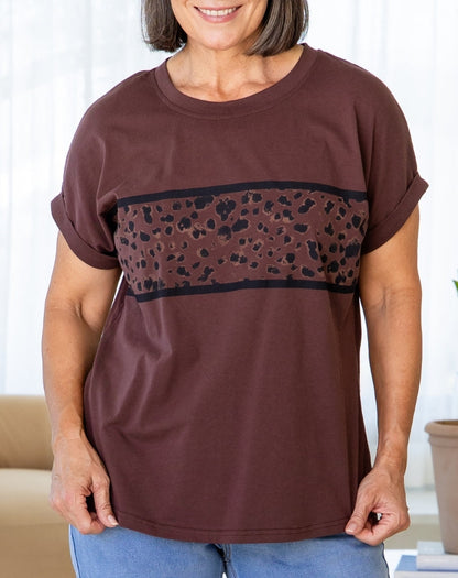 Animal Print Tee