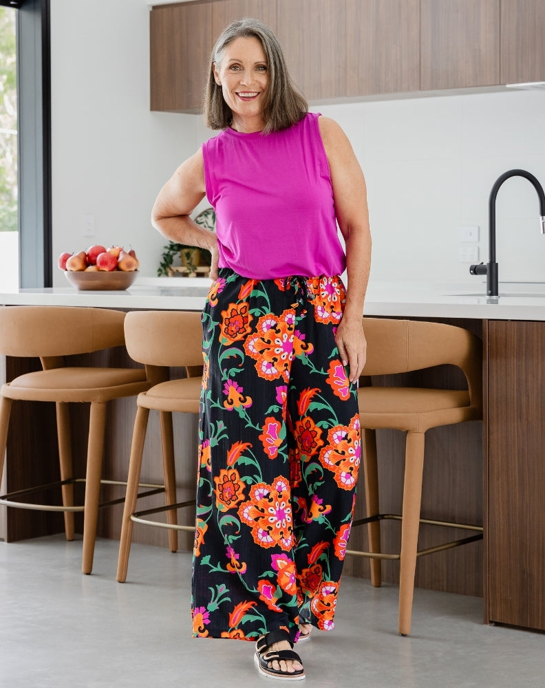 Darcy Pant  - Sunset Garden