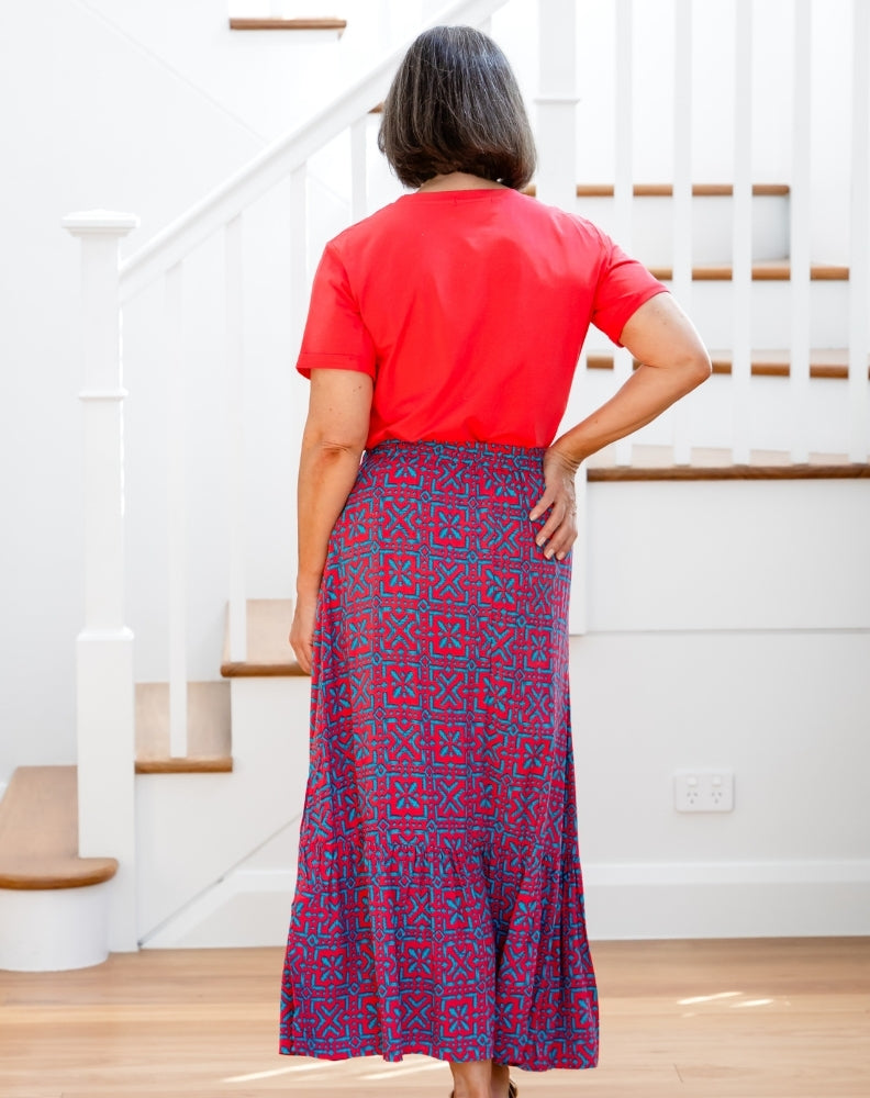 Danielle Skirt - Melon Crush