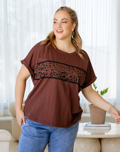 Animal Print Tee