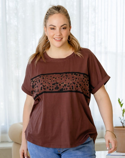 Animal Print Tee