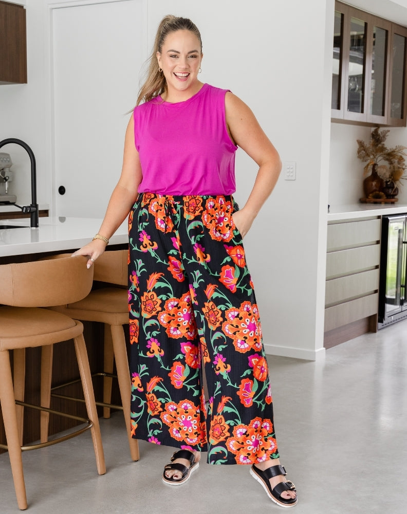 Darcy Pant  - Sunset Garden