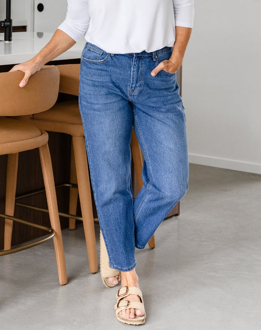 Mom Jeans - Blue