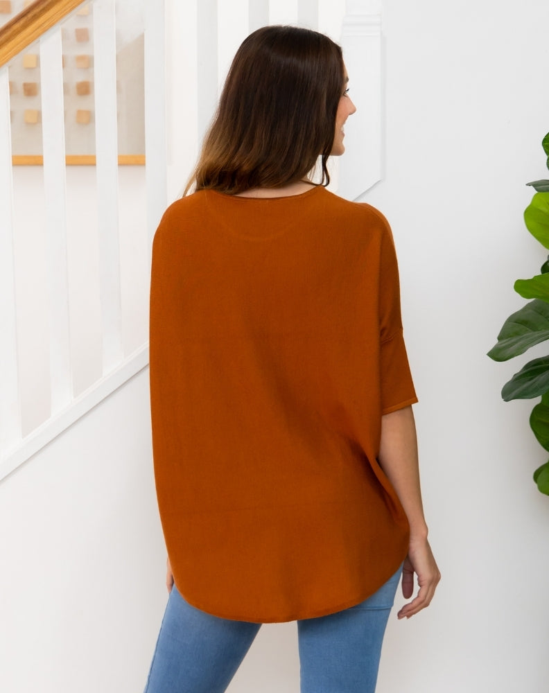 Batwing Knit - Fudge