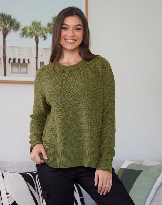 Maple Cotton Knit - Khaki