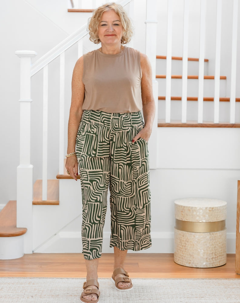 Iluka Pants - Sketch Print