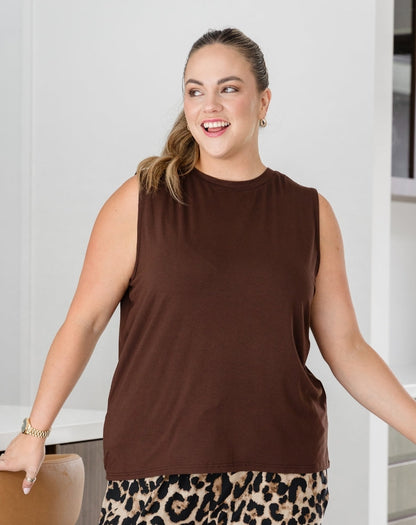 Taylor Tank - Chocolate