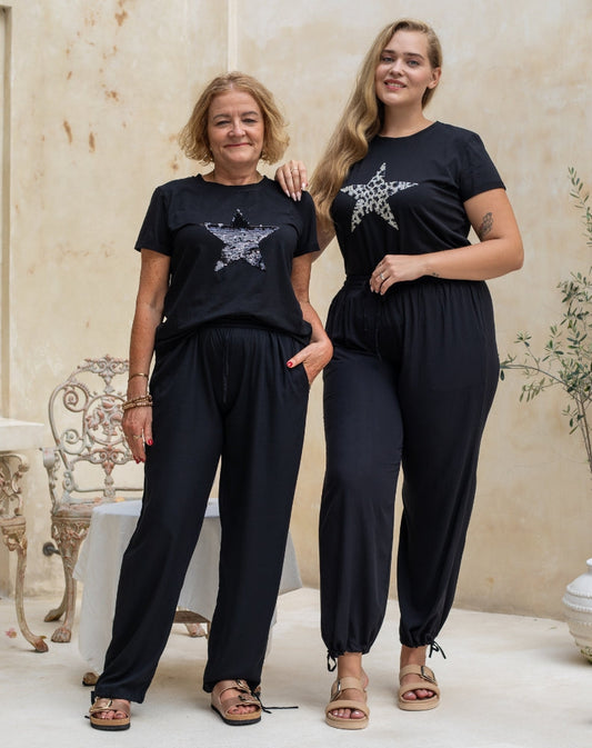 Harem Pant - Black