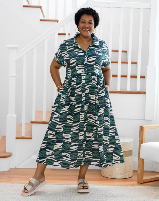 Elsie Dress - Evergreen