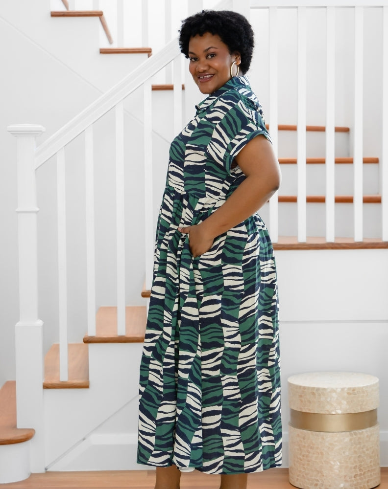 Elsie Dress - Evergreen