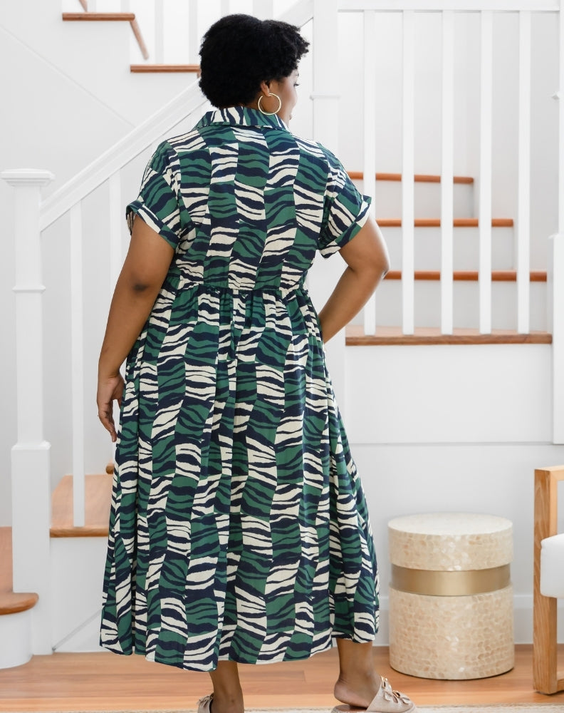 Elsie Dress - Evergreen