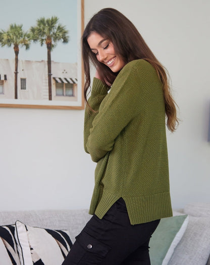 Maple Cotton Knit - Khaki