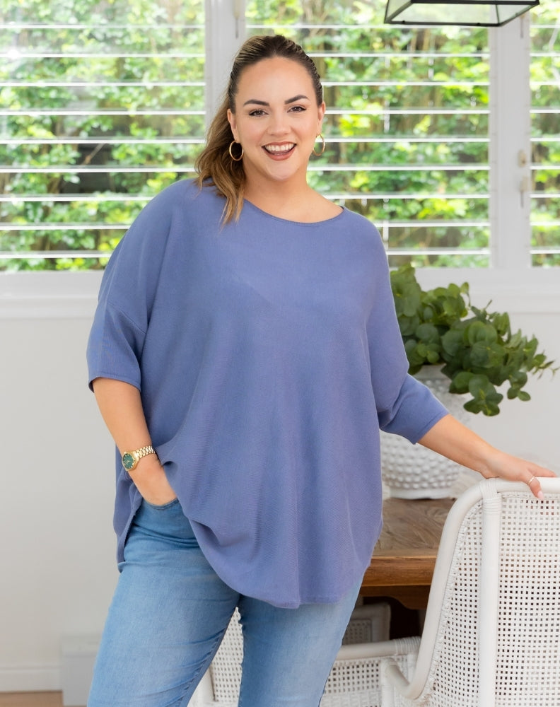 Batwing Knit - Lilac