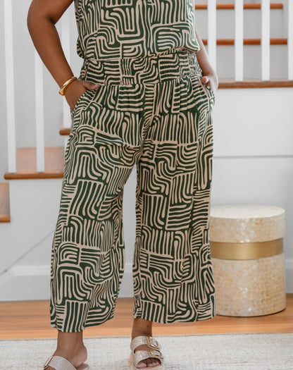 Iluka Pants - Sketch Print
