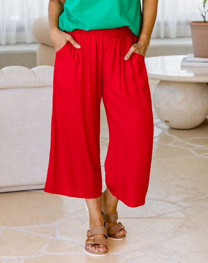 Iluka Pants - Red