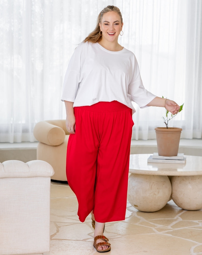 Iluka Pants - Red