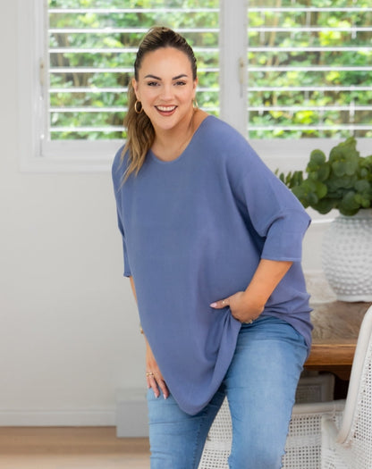 Batwing Knit - Lilac