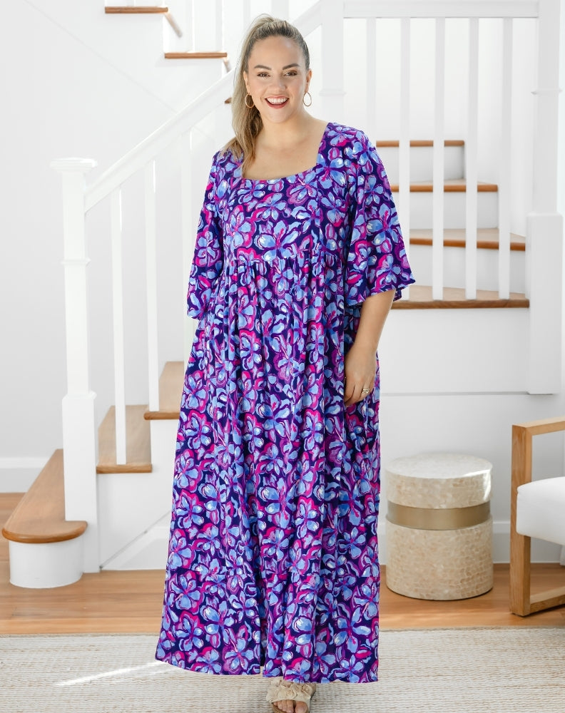 Kalani Dress - Violet Blossom