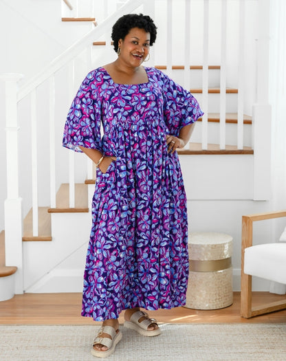 Kalani Dress - Violet Blossom
