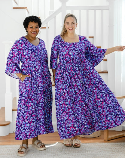 Kalani Dress - Violet Blossom